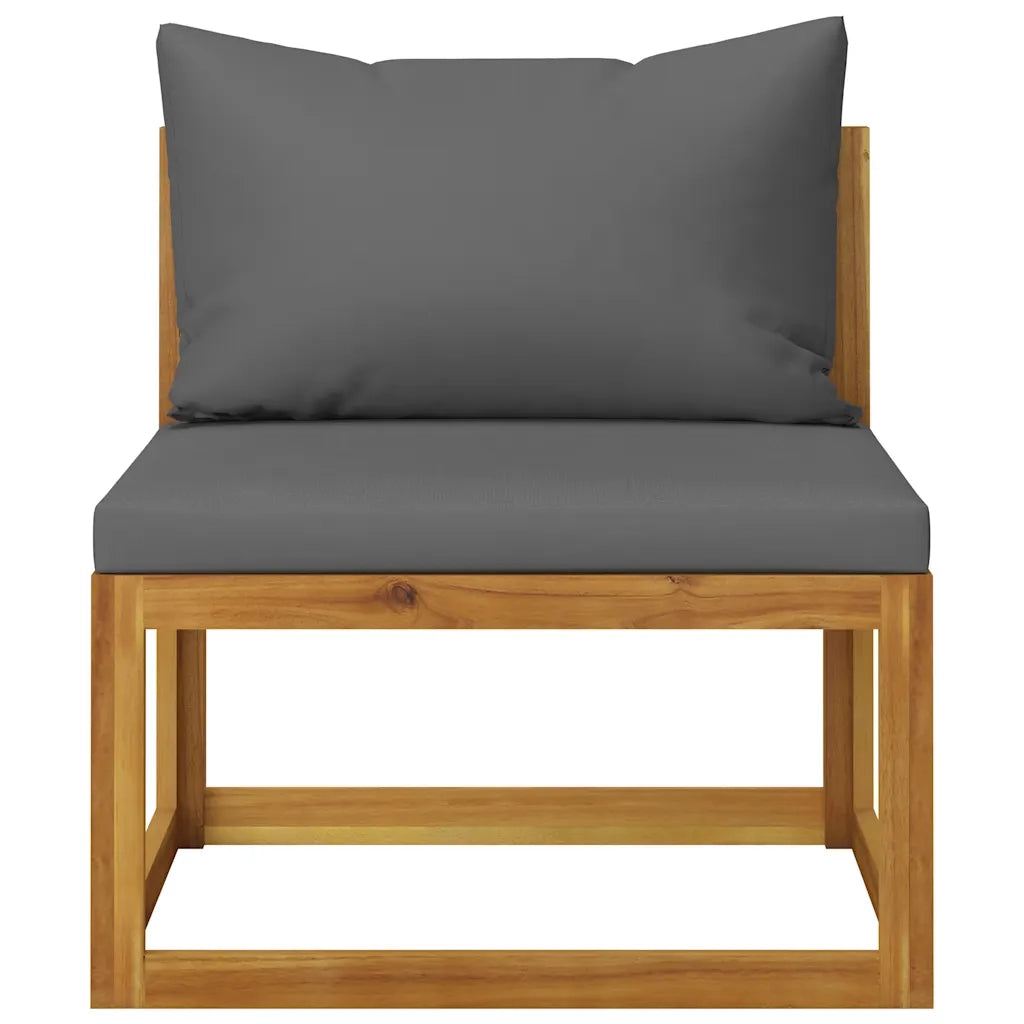 Set Divani Giardino 6 pz con Cuscini Legno Massello di Acacia  cod mxl 41019