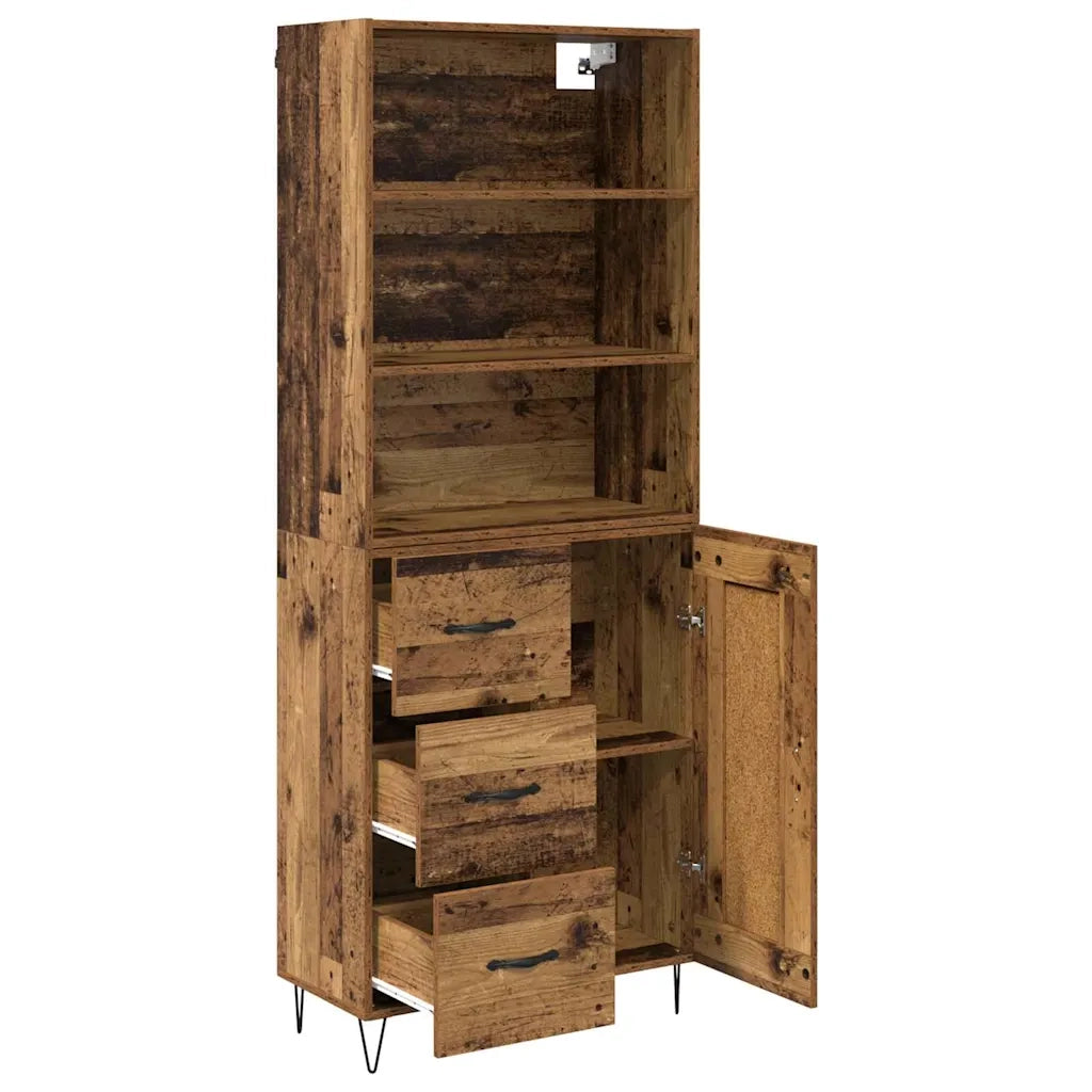 Credenza con cassetto 2 pcs Legno vecchio Legno multistrato 3415653