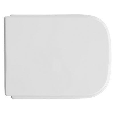 Copriwater compatibile per WC Azzurra vaso Iris forma 8 Bianco