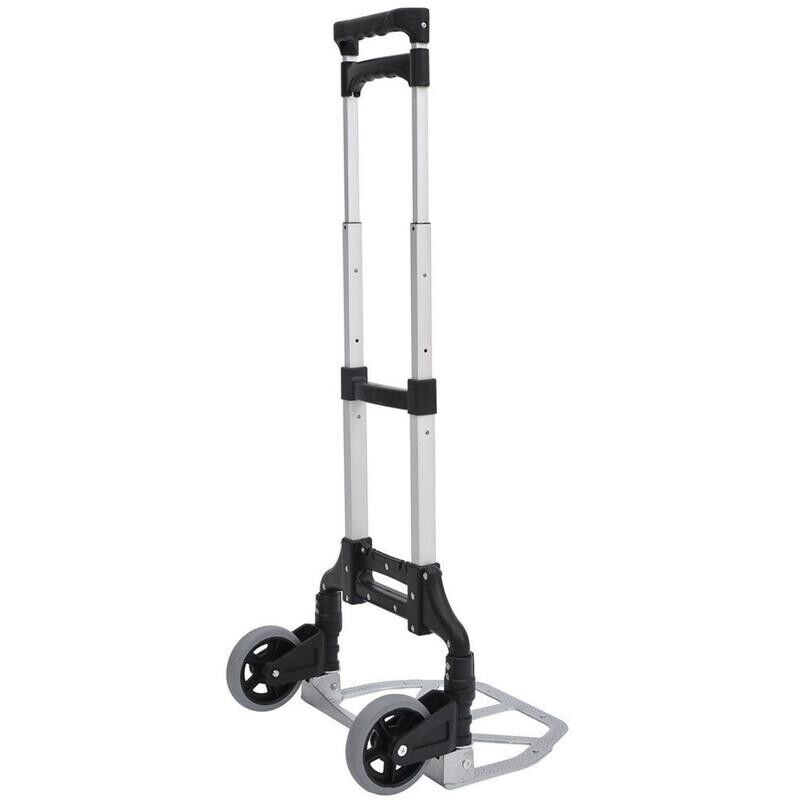 CARRELLO PORTAPACCHI A MANO PIEGHEVOLE IN ALLUMINIO