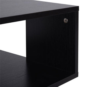 TAVOLINO DA SALOTTO IN LEGNO 40X 40 X 43CM IN COLORE NERO