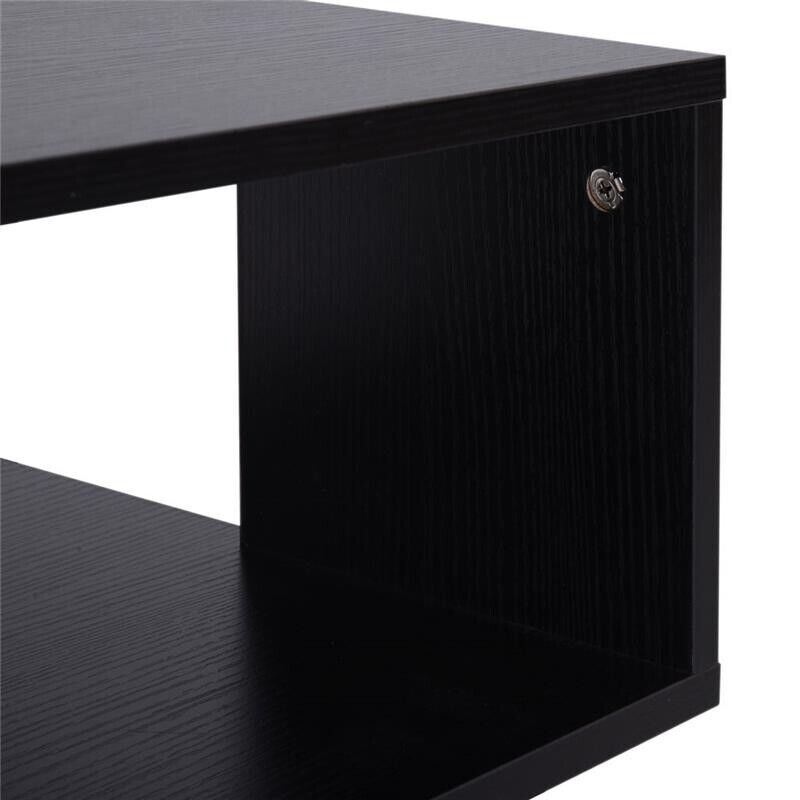 TAVOLINO DA SALOTTO IN LEGNO 40X 40 X 43CM IN COLORE NERO