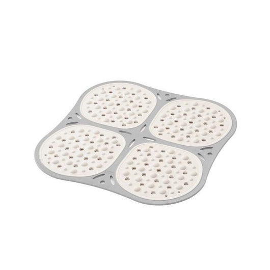 TAPPETO DA DOCCIA LINEA RELAX 53X53 CM IN COLORE BIANCO