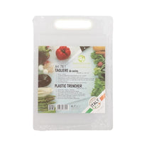 TAGLIERE DA CUCINA IN PLASTICA DA 26X18 CM BIANCO