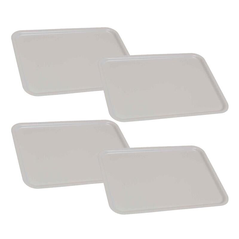 KIT SET 4 PZ VASSOIO PAPERINO DA CUCINA CM IN PLASTICA RESISTENTE 30 X 40 CM