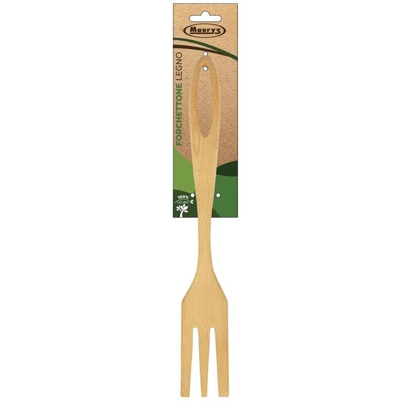 KIT SET 3 PZ MAURY'S FORCHETTONE IN LEGNO 33 CM