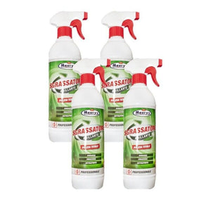 KIT SET 4 PZ MAURY'S PROFESSIONAL SPRAY SGRASSATORE 750ML