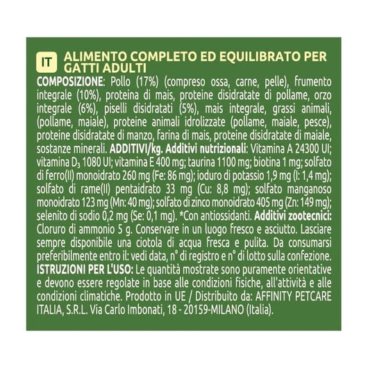 ULTIMA CROCCHETTE PER GATTO ADULTO 1-10 ANNI 440 GR FACILE DA DIGERIRE GUSTO POLLO E ORZO