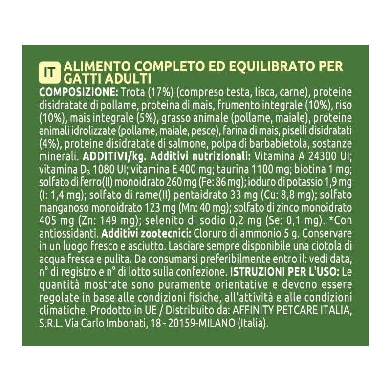 ULTIMA CROCCHETTE PER GATTO 440 GR GUSTO TROTA PER GATTI CON APPETITO DIFFICILE