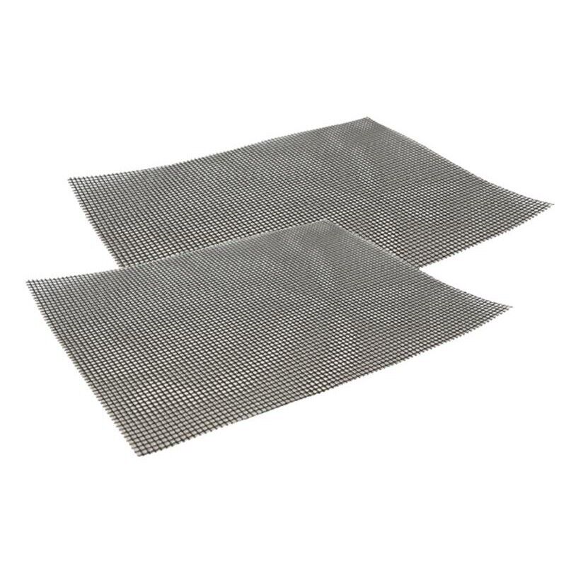 KIT SET 4 PZ MAURY'S GRILL  TAPPETINI A RETE BARBECUE ANTIADERENTE 36 X 42 CM OKS