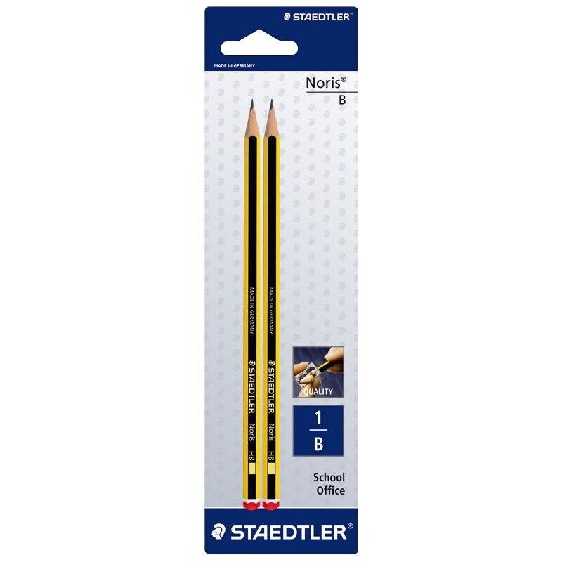 KIT SET 3 PZ MATITA STAEDTLER N1 B NORIS ALTA QUALITÀ 2PZ