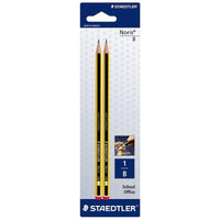 KIT SET 3 PZ MATITA STAEDTLER N1 B NORIS ALTA QUALITÀ 2PZ