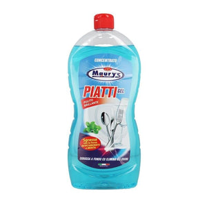 KIT SET 6 PZ MAURY'S SAPONE PIATTI GEL 1 LT IGIENIZZANTE CON BICARBONATO