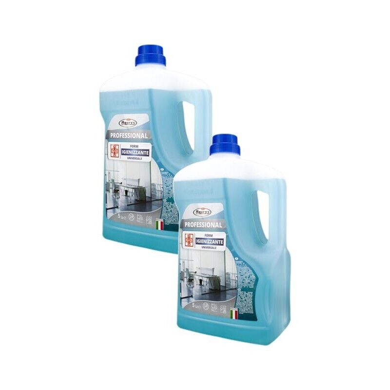 KIT SET 2 PZ MAURY'S PROFESSIONAL 5LT FORM IGIENIZZANTE UNIVERSALE