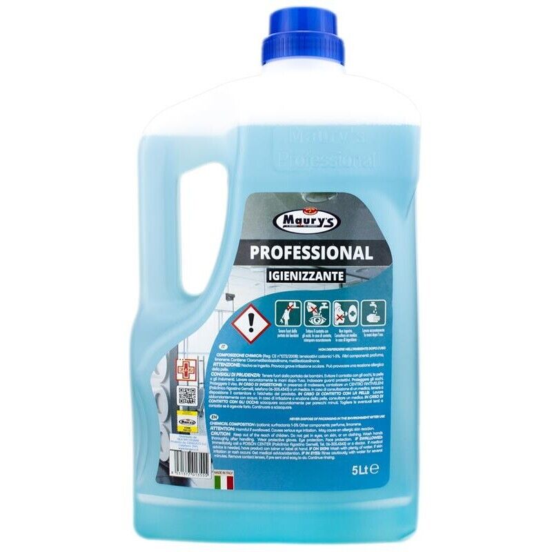 KIT SET 2 PZ MAURY'S PROFESSIONAL 5LT FORM IGIENIZZANTE UNIVERSALE
