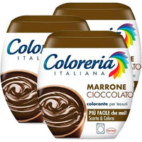SET 3 PZ COLORERIA 350GR MARRONE CIOCCOLATO