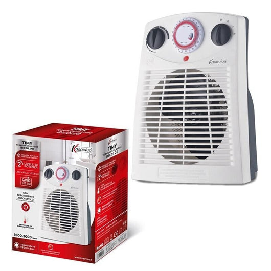 TIMY TERMOVENTILATORE BICOLOR DA 2000W 2 LIVELLI DI POTENZA