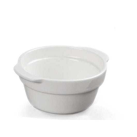 CIOTOLINA DA  APERITIVO IN PORCELLANA 10,5X9 CM IN COLORE BIANCO