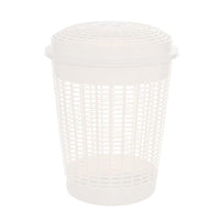 CESTONE MULTIUSO PABLO FORATO CON COPERCHIO CAPIENZA 60 LT COLORE BIANCO