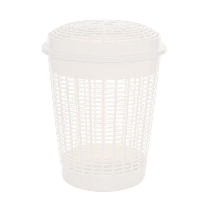 CESTONE MULTIUSO PABLO FORATO CON COPERCHIO CAPIENZA 60 LT COLORE BIANCO