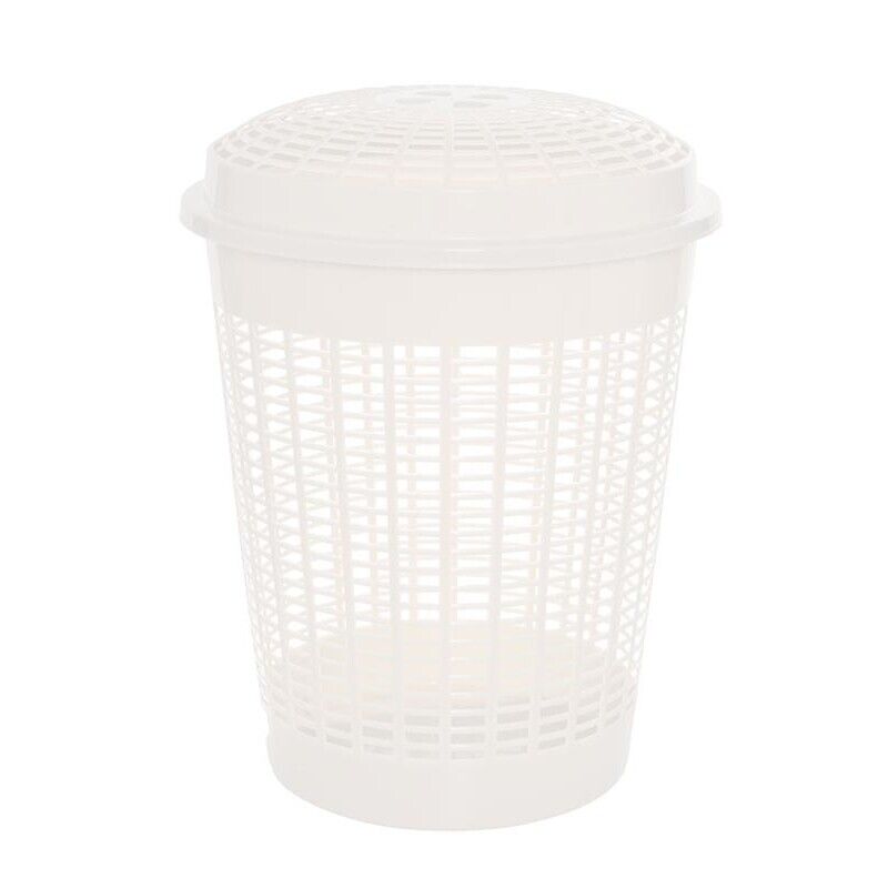 CESTONE MULTIUSO PABLO FORATO CON COPERCHIO CAPIENZA 60 LT COLORE BIANCO