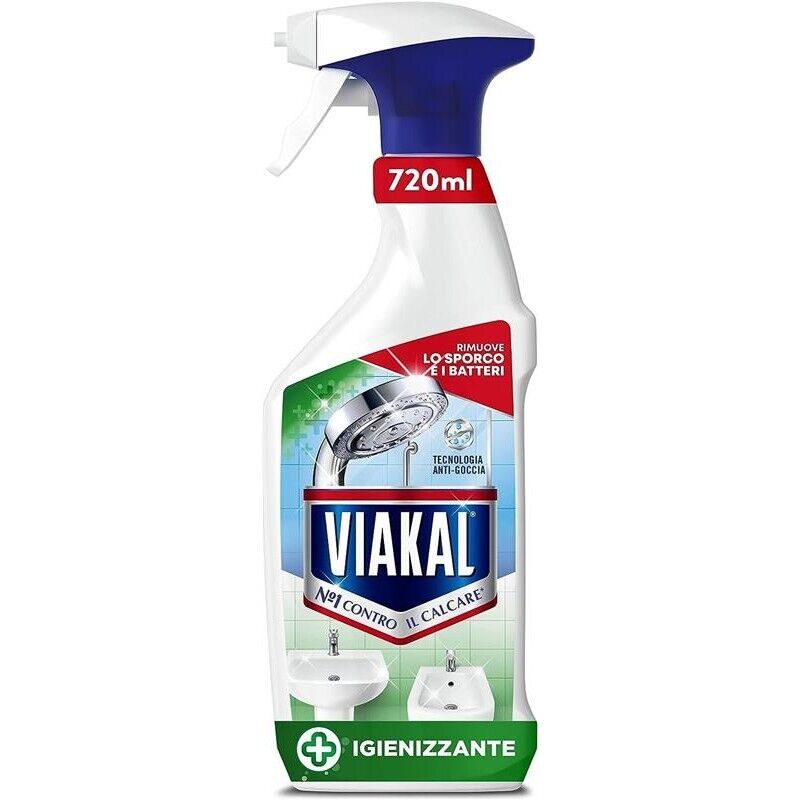 SET 2 PZ VIAKAL ANTICALCARE SPRAY DA 720ML IGIENIZZANTE