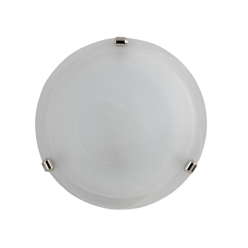 DUNA LAMPADA PLAFONIERA DA SOFFITTO E27 1 LUCE 40CM BIANCA