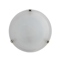 DUNA LAMPADA PLAFONIERA DA SOFFITTO E27 1 LUCE 40CM BIANCA