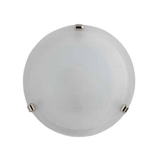 DUNA LAMPADA PLAFONIERA DA SOFFITTO E27 1 LUCE 40CM BIANCA