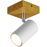 MARLEY FARETTO CON BASE IN ACCIAIO BIANCO DA H16.5 CM