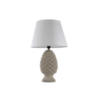 LAMPADA LUMETTO CON DESIGN A PIGNA CON BASE IN COLORE TORTORA 44.5 CM