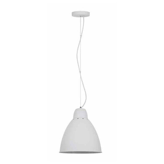 LAMPADARIO A SOSPENSIONE BIANCO CON FINITURA OPACA 30 X 30 X H135 CM
