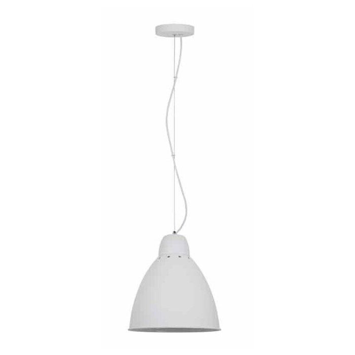LAMPADARIO A SOSPENSIONE BIANCO CON FINITURA OPACA 30 X 30 X H135 CM