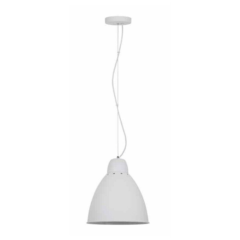 LAMPADARIO A SOSPENSIONE BIANCO CON FINITURA OPACA 30 X 30 X H135 CM
