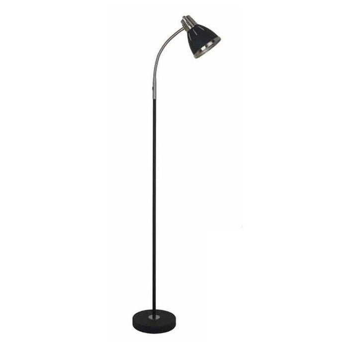 LAMPADA A PIANTANA IN METALLO NERO 35 X 20.5 X H137 CM