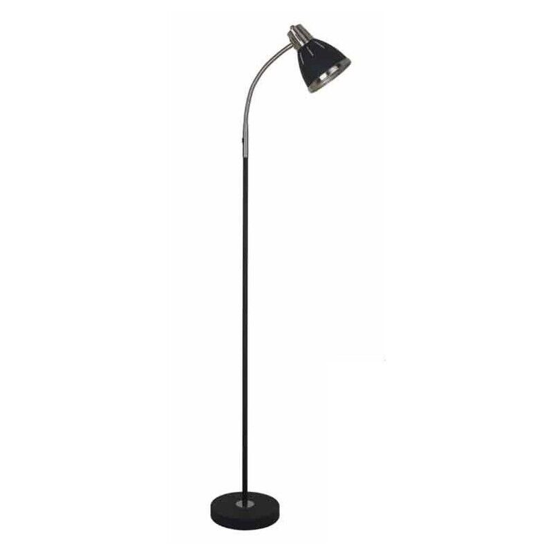 LAMPADA A PIANTANA IN METALLO NERO 35 X 20.5 X H137 CM
