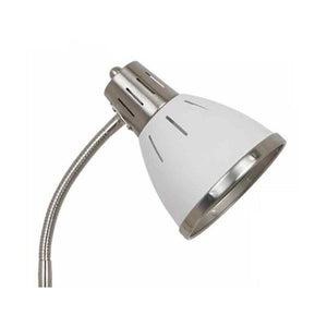 LAMPADA A PIANTANA IN METALLO BIANCO 35 X 20.5 X H137 CM