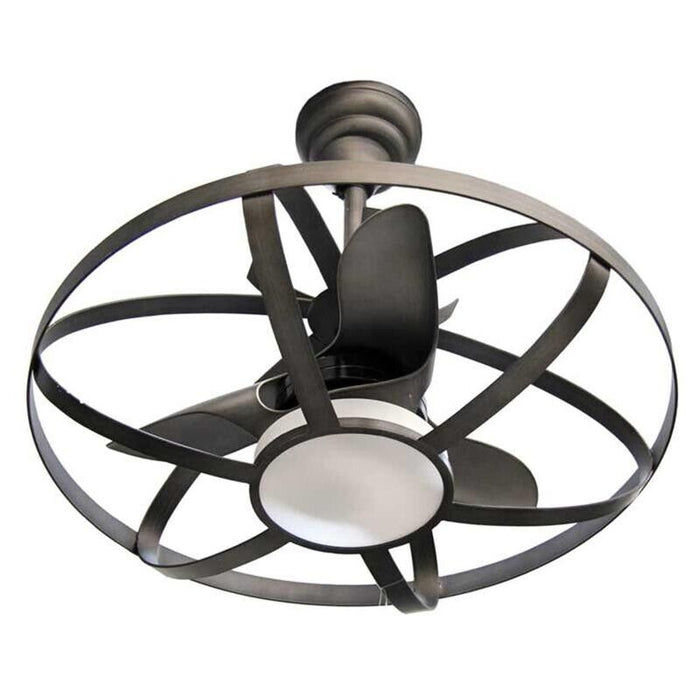 LAMPADARIO CON VENTILATORE E LUCE A LED CON TELECOMANDO 86 X 84CM
