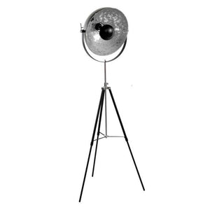 LAMPADA A PIANTANA INDUSTRIAL RICHIUDIBILE E REGOLABILE 55 X 40 X 160 CM SILVER