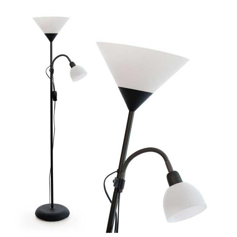 LIGHT PIANTANA DOPPIA IN METALLO 40 X 175 CM COLORE NERO