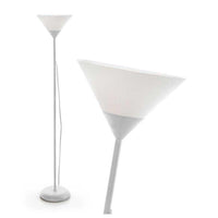 MAURY'S LAMPADA A PIANTANA DI METALLO 24X24X175 CM IN COLORE BIANCO