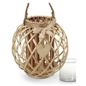 ARY LANTERNA PORTA CANDELA NATURALE 35X35 CM