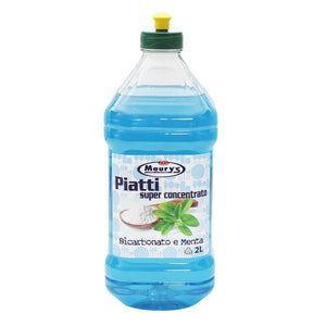 KIT SET 3 PZ MAURY'S DETERSIVO CONCENTRATO PER PIATTI BICARBONATO E MENTA 2 LT