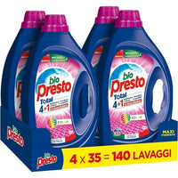 SET 4 PZ BIOPRESTO DETERSIVO PER LAVATRICE DA 35 LAVAGGI CAPI COLORATI