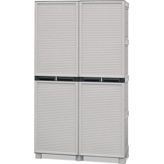 ARMADIO PORTASCOPE IN POLIPROPILENE 100 X 39 X H172 CM 2 ANTE E 3 RIPIANI