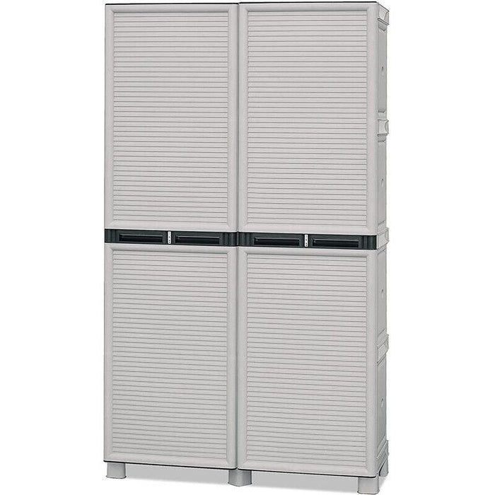 ARMADIO PORTASCOPE IN POLIPROPILENE 100 X 39 X H172 CM 2 ANTE E 3 RIPIANI