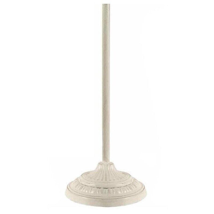 PIANTANA A CANDELABRO CON 5LUCI 37X37X15 CM IN METALLO BIANCO SHABBY