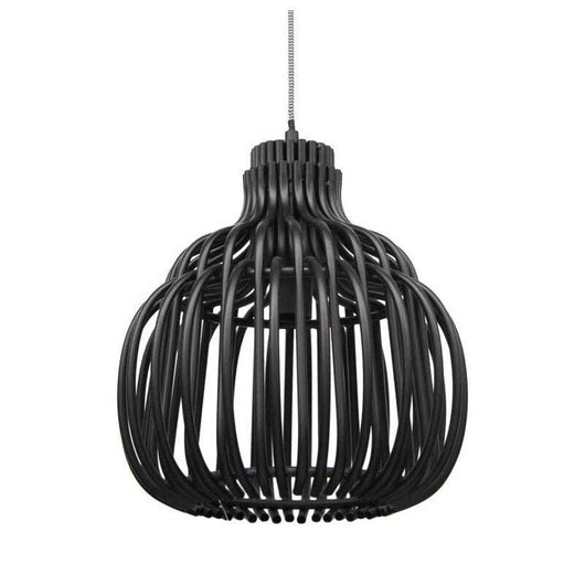 LAMPADARIO A CADUTA IN STILE MODERNO 30X80 CM  COLORE NERO
