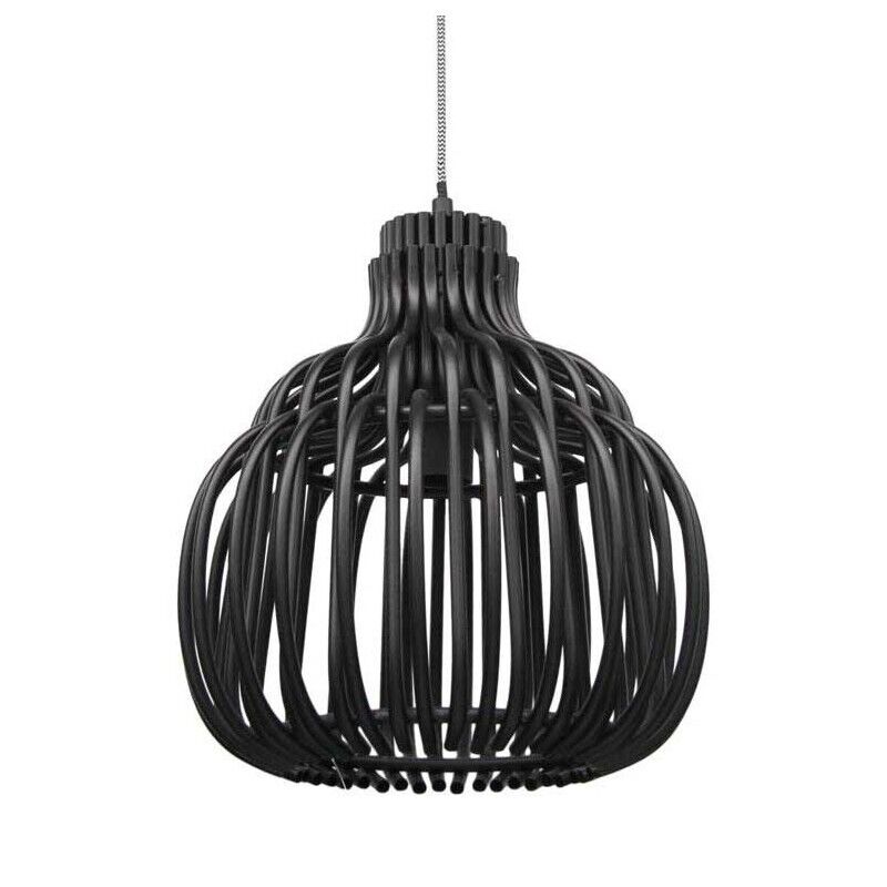 LAMPADARIO A CADUTA IN STILE MODERNO 30X80 CM  COLORE NERO