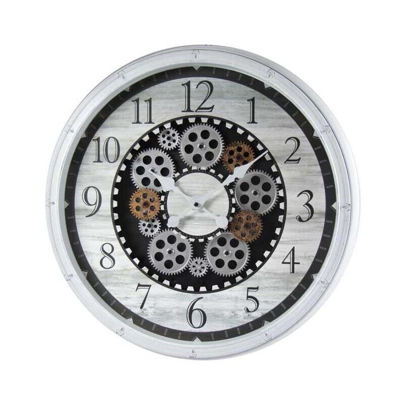 OROLOGIO DA PARETE TONDO CON DESIGN A INGRANAGGIO 50,8X50,8 XM